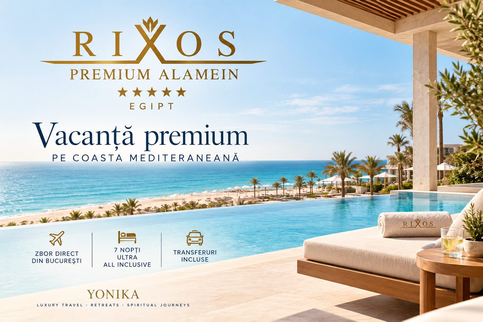 Rixos Premium Alamein 5★  01 11 2026  Promo deluxe room